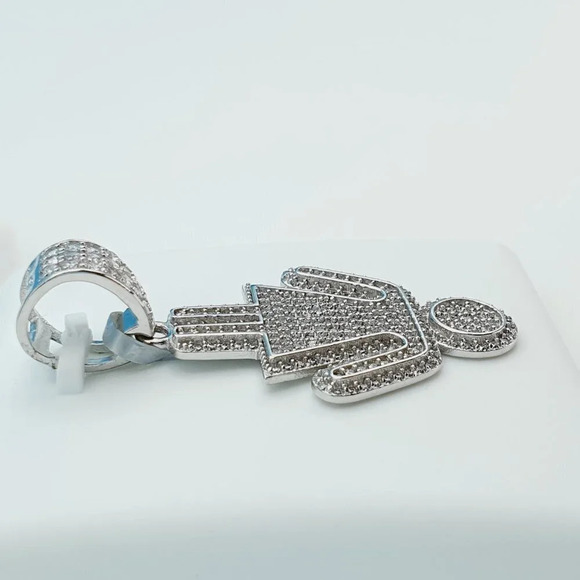 "925 Sterling Silver Cubic Zirconia Pendant, U19254757 - Picture 10 of 11